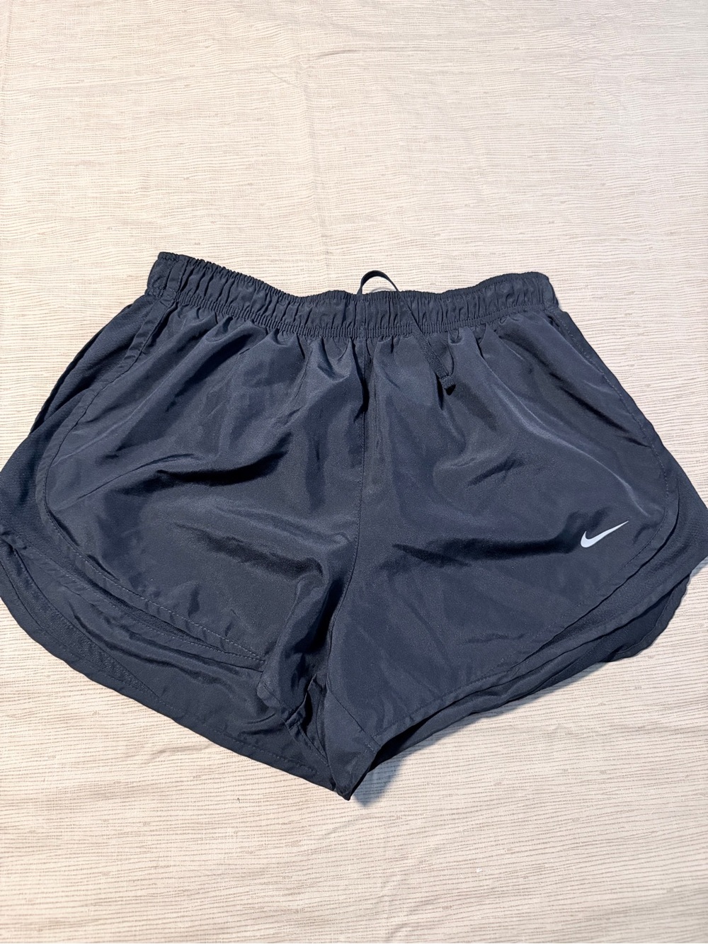 Nike Women’s Black Athletic Running Shorts with Swoosh